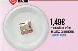 Claudio Sabe - platos cana de azucar oferta
