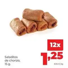 Alimerka Saladitos de chorizo oferta