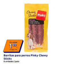 Action Barritas para perros Pinky Chewy Sticks oferta