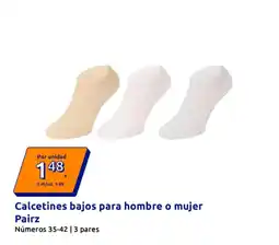 Action Calcetines bajos para hombre o mujer Pairz oferta