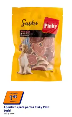 Action Aperitivos para perros Pinky Pato Sushi oferta