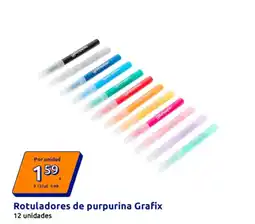 Action Rotuladores de purpurina Grafix oferta