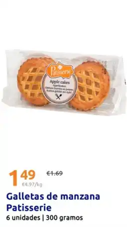 Action Galletas de manzana Patisserie oferta