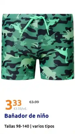 Action Bañador de niño oferta