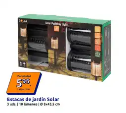 Action SOLAR Estacas de jardín oferta