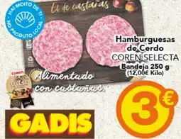 Gadis COREN SELECTA Hamburguesas de Cerdo oferta
