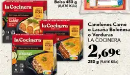 Gadis LA COCINERA Canelones Carne o Lasaña Boloñesa o Verduras oferta