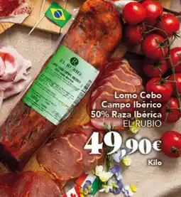 Gadis EL RUBIO Lomo Cebo Campo Ibérico 50% Raza Ibérica oferta