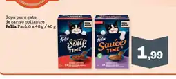 Sorli Felix Sopa per a gats de carno pollastre oferta