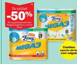 Sorli Foxy En aquests productes Mega3 higiènicicuina oferta