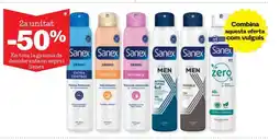 Sorli Sanex En tota la gamma de Sanex desodorants en esprai oferta