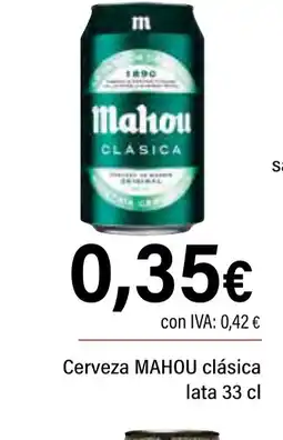 Cash Ifa MAHOU Cerveza clásica oferta