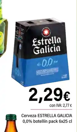 Cash Ifa ESTRELLA GALICIA Cerveza 0,0% botellín oferta