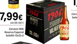Cash Ifa 1906 Cerveza Reserva Especial botellín oferta