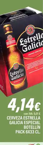 Cash Ifa ESTRELLA GALICIA Cerveza especial botellín oferta