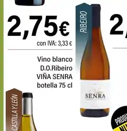 Cash Ifa VIÑA SENRA Vino blanco D.O.Ribeiro oferta