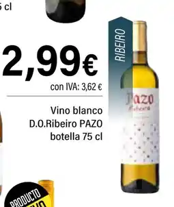 Cash Ifa PAZO Vino blanco D.O.Ribeiro botella oferta