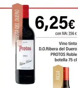 Cash Ifa PROTOS Vino tinto D.O.Ribera del Duero Roble oferta