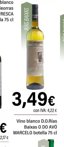 Cash Ifa O DO AVÓ MARCELO Vino blanco D.O.Rías Baixas oferta