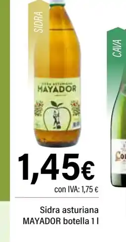 Cash Ifa MAYADOR Sidra asturiana botella oferta
