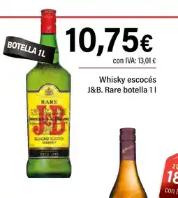 Cash Ifa J&B. Rare Whisky escocés oferta