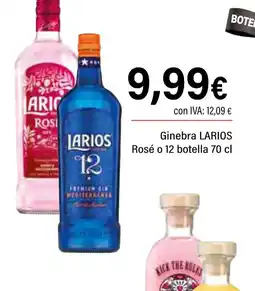 Cash Ifa LARIOS Ginebra Rosé o 12 botella oferta