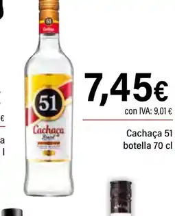 Cash Ifa Cachaça 51 botella oferta
