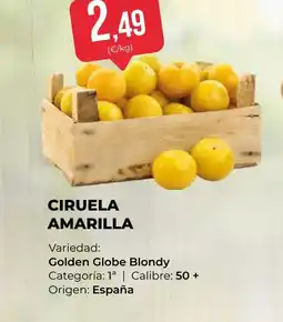 SPAR Gran Canaria Ciruela amarilla oferta