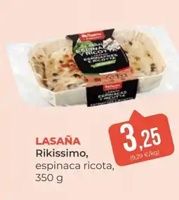 SPAR Gran Canaria RIKISSIMO Lasaña oferta