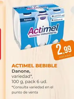 SPAR Gran Canaria DANONE Actimel bebible oferta