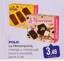 SPAR Gran Canaria LA MENORQUINA Polo oferta