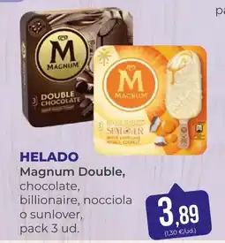 SPAR Gran Canaria MAGNUM Helado Double oferta