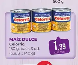 SPAR Gran Canaria CELORRIO Maíz dulce oferta