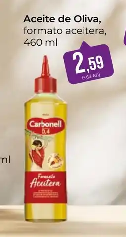 SPAR Gran Canaria CARBONELL Aceite de Oliva, formato aceitera oferta