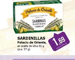 SPAR Gran Canaria PALACIOS DE ORIENTE Sardinillas oferta