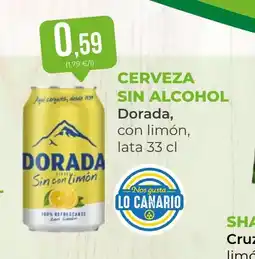 SPAR Gran Canaria DORADA Cerveza sin alcohol oferta
