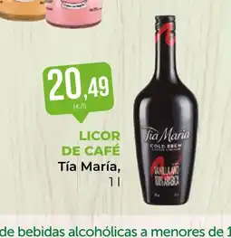 SPAR Gran Canaria TIA MARIA Licor de café oferta