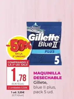 SPAR Gran Canaria GILLETTE Maquinilla desechable oferta