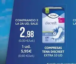 SPAR Gran Canaria TENA Compresas discreet extra oferta