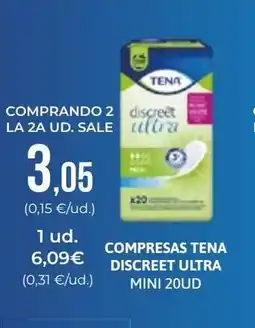 SPAR Gran Canaria TENA Compresas discreet ultra oferta