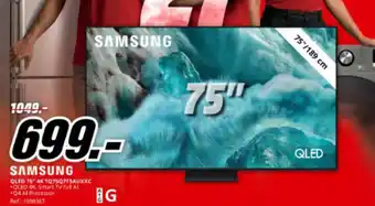 SAMSUNG Qled 75" 4k tq75q7f5auxxc +
