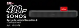 MediaMarkt SONOS Barra de sonido Beam Gen 2 oferta