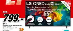 MediaMarkt LG QNED Mini LED 65" 4K 65QNED82868 oferta