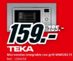 MediaMarkt TEKA Microondas integrable con grill MWE202 FI oferta