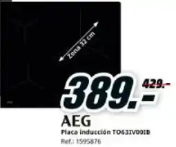 MediaMarkt AEG Placa inducción TO63IVOOIB oferta