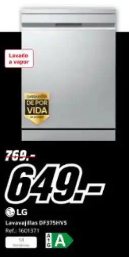 MediaMarkt LG Lavavajillas df375hvs oferta