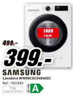 MediaMarkt SAMSUNG Lavadora WW90CGC04DALEC oferta