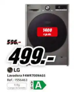 MediaMarkt LG Lavadora F4WR7009AGS oferta