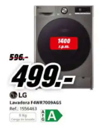 MediaMarkt LG Lavadora F4WR7009AGS oferta