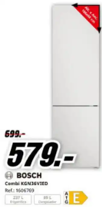MediaMarkt BOSCH Combi KGN36VIED oferta